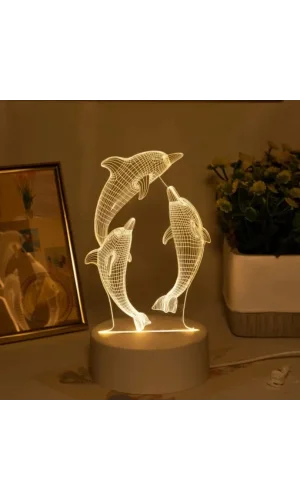 Yunus Tasarımlı Gece Lambası