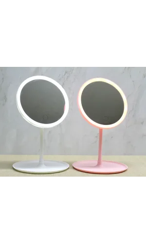 Yuvarlak Ledli Makyaj Aynası