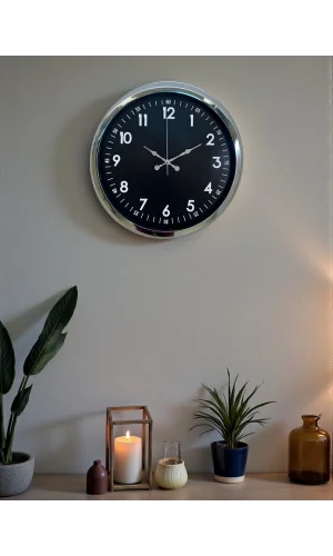 Zentime 40 Cm Gold Şık Duvar Saati