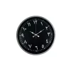 36 Cm Gri Arapça Rakamlı Duvar Saati
