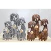 Ahşap 3lü Köpek Seti