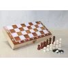 Ahşap Kutulu Satranç ve Tavla Seti - Model 3
