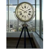 Antik Görünümlü Eskitme Tripod Ayaklı Saat