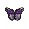 Aplike Ütü İle Yapışan Kelebek Mor Arma 7x5 cm