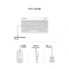 Beyaz Kablosuz Klavye Ve Mouse Seti