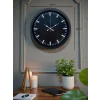 Black Baseline 40 Cm Metal Duvar Saati