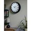 Black & White Baseline 40 Cm Metal Duvar Saati