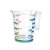 BUFFER® 1000 ml Renkli Dereceli Sert Plastik Mutfak Ölçü Kabı