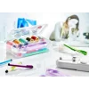 BUFFER® Çift Taraflı Bölmeli Hobi Dikiş Kutusu Ardunio Malzeme Kutusu