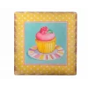 BUFFER® Decotown Duvar Panosu 40*40 Cup Cake Muffin Motifli Duvar Süsü