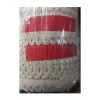 Çamaşır Lastiği Dantelli 1 cm 75 Metre 1 Top Krem