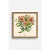 Çiçek Ahşap Çerçeveli Tablo