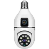 Çift Lensli Duy Girişli Kablosuz Ampul Kamera