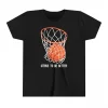 Çocuk Unisex Baskılı T-Shirt - Siyah