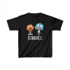 Çocuk Unisex Baskılı T-Shirt - Siyah