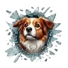 Fulcar Australian Shepherd Araç Stickerı