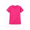Genç Erkek Çocuk V Yaka Tişört Yazlık Model Günlük Basic Body - Pembe