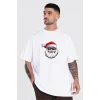 Gözlüklü Noel Baba T-shirt - Beyaz