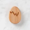 Hobi Baby Yumurta Figürlü Organik Ahşap Boncuk - F
