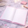 Kalpli Pembe Peluş Defter