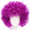 Koyu Mor Violet Renk Afro Bonus Parti Peruğu