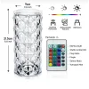 Kristal LED Kumandalı Ve Dokunmatik Masa Lambası