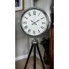 Krom Asalet Tripod Ayaklı Saat