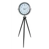 Krom Standart Tripod Ayaklı Saat