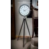 Krom Standart Tripod Ayaklı Saat