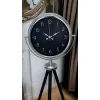 Krom Zarif Tripod Ayaklı Saat
