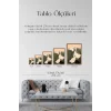 Kuğular Ahşap Çerçeveli Tablo
