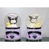Kuromi Işıklı Müzikli Kar Küresi Orta Boy Model 2