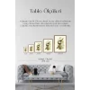 Kuşlar Ahşap Çerçeveli Tablo