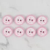 Loren Crafts pembe 8 li balık düğme - 571