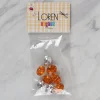 Loren Crafts turuncu 8 li düğme - 241
