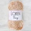 Loren Furry Bej El Örgü İpi - RF100