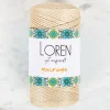 Loren Macrame Bej El Örgü İpi - RM 036 - 34326