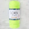 Loren Macrame Neon Sarı El Örgü İpi - L114