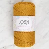 Loren Polyester Soft Macrame Hardal El Örgü İpi - LM061 - 34449