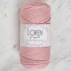 Loren Polyester Soft Macrame Pembe El Örgü İpi - LM042 - 34446
