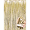 Mat Altın Püsküllü Kapı Perdesi