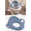 Mavi Kulplu Çocuk Klozet Adaptörü