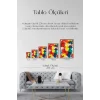 Mordern Ahşap Çerçeveli Tablo