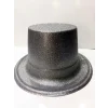 Plastik Parti Şapkası Gümüş Siml