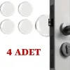 Şeffaf Silikon Mobilya ve Kapı Durdurucu Darbe Pedi 4lü Set