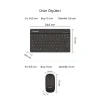 Siyah Kablosuz Klavye Ve Mouse Seti