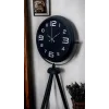 Siyah Zarafet Tripod Ayaklı Saat