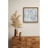 Yaprak Ahşap Çerçeveli Tablo