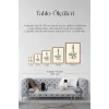 Yaprak Ahşap Çerçeveli Tablo