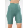 Yüksek Bel Biker Sporcu Şort - Mint Yeşili